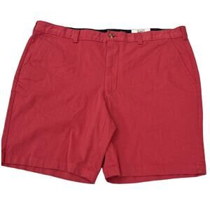 Club Room Men's Classic-Fit 9" Inseam Shorts Coral Cave Red 40 NWT
